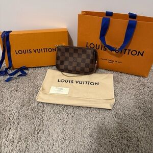✨ Louis Vuitton Mini Pochette Damier Ebene 🇫🇷
Made in France | Date Code: SF0178